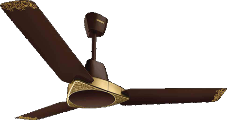 Luminous Shalimar Gold Fan